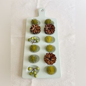 Ceramic egg serving tray